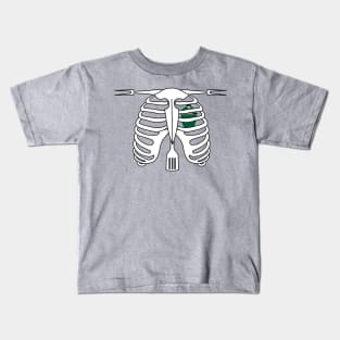 Big Green Egg  -  Love my Egg Ribcage Kids T-Shirt